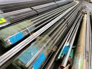lot 430 image: Large Lot of (15) Mild Steel Round ...