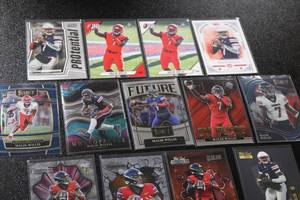 lot 94 image: Malik Willis Football Rookie Card Lot  15 Rookie Card