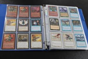 lot 101 image: Magic The Gathering Card Lot In Album  450 Cards