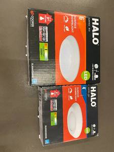 lot 109 image: Halo Surface LED Downlight Combo 4-inch & 6-inch