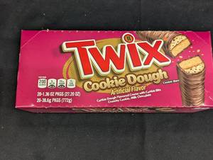 Twix Cookie Dough Chocolate Bars, 20 Count