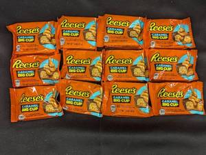 Lot of 10 Reeses Caramel Big Cup Candy