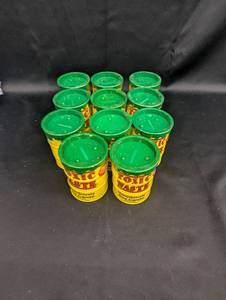 Lot of 12 Toxic Waste Hazardously Sour Candy Tubs