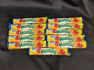 Lot of 12 Mamba Fruit Chews Packs