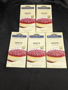 Ghirardelli Premium Baking White Chocolate Bars - Lot of 5