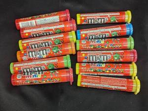 Lot of 12 M&Ms Peanut Butter Candies - 1.12 oz Tubes