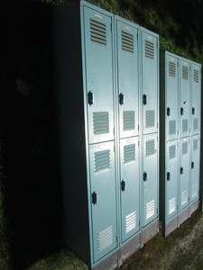 lot 12 image: (2) Sets of Lockers 36x77x18