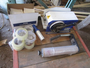 lot 16 image: Uline Tape Dispenser & Shipping Supplies