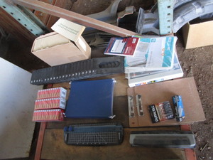 lot 31 image: Time Clock & Misc. Office Supplies