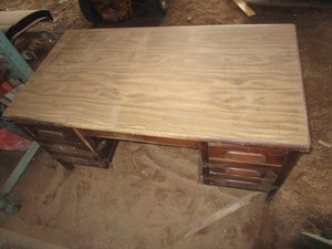 lot 55 image: Wood Desk