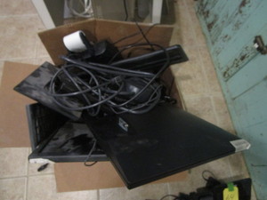 lot 65 image: Monitors, Keyboards & Misc.