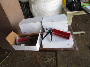 lot 37 image: (12) Dual Caulk Guns
