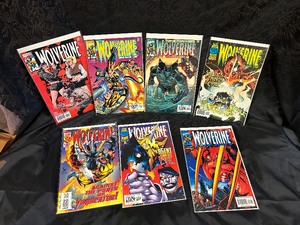 lot 6 image: Seven Wolverine Direct Edition Comics (Mint Condition)