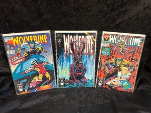 lot 9 image: Three 50th Anniversary Wolverine Comic Books Mint Condition