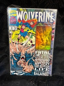 lot 10 image: Holographic Wolverine Comic Book Mint Condition