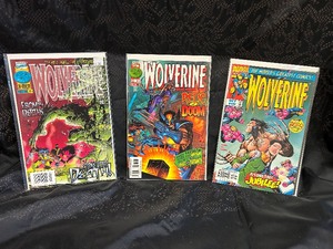 lot 16 image: 3 Wolverine Comic Books Mint Condition Direct Edition