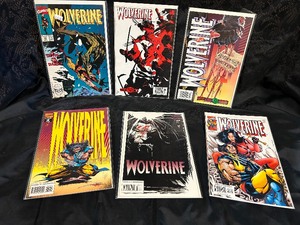 lot 18 image: 6 Wolverine Comic Books Mint Condition
