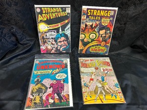 lot 23 image: Strange Adventures, Strange Tales, Challengers of the Unknown, & Strange Sports Comics