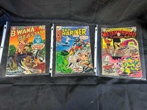 lot 33 image: 3 Vintage Comic Books