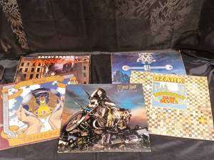 lot 41 image: Dio, Meat Loaf, Ozark, Kick Axe, Savoy Brown Vinyl Records