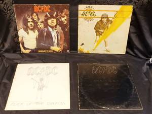 lot 44 image: 4 ACDC Vinyl Records
