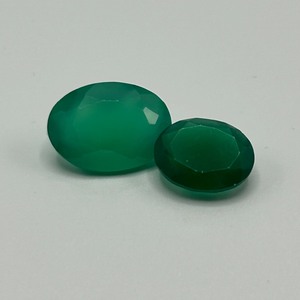 8.16 Carat Emerald Oval Faceted Cut - Set of 2 Loose Stones