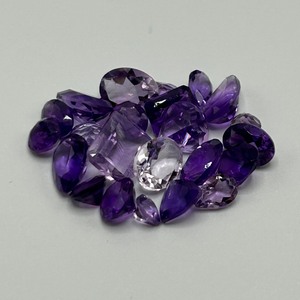 16.80 Carat Amethyst Mixed Cut - Assorted Lot of Loose Stones