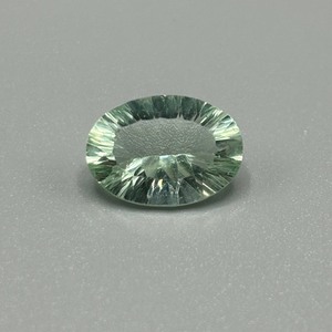 5.60 Carat Fluorite Oval Starburst Faceted Cut