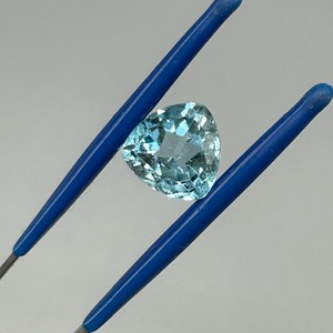 5 Carat Blue Topaz Trillion Triangular Cut