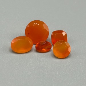 5.76 Carat Jelly Opal Mixed Cut - Various Color, Size & Shape Set of 5 Loose Stones