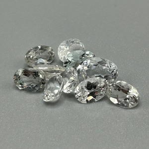 9 Carat Colorless Rock Crystal Quartz Mixed Cut - Assorted Lot of Loose Stones