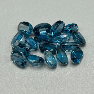 15.30 Carat London Blue Topaz Mixed Cut - Assorted Lot of Loose Stones