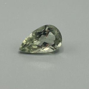 7 Carat Prasiolite Light Green Quartz Pear Faceted Shape