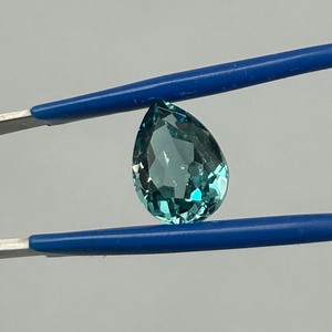 5.50 Carat London Blue Topaz Pear Faceted Shape