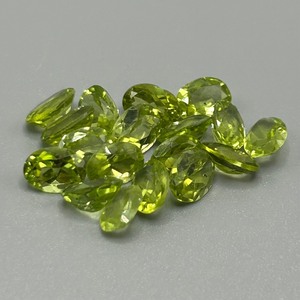 13.70 Carat Peridot Oval Faceted Cut - Assorted Lot of Loose Stones