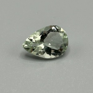 4.60 Carat Prasiolite Light Green Quartz Pear Faceted Shape