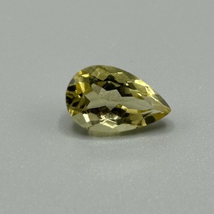 4.30 Carat Lemon Yellow Quartz Pear Faceted Shape