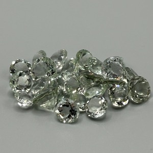 50 Carat Prasiolite Light Green Quartz Mixed Cut - Various Size & Shape Assorted Lot of Loose Stones