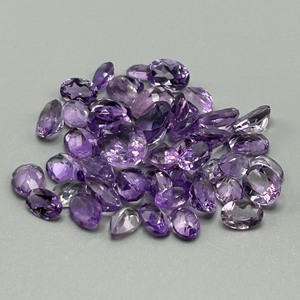 25.60 Carat Amethyst Mixed Cut - Various Size, Color & Shape Assorted Lot of Loose Stones