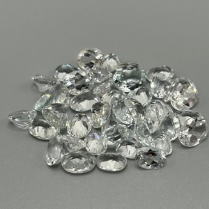 78.32 Carat Colorless Rock Crystal Quartz Mixed Cut - Various Size & Shape Assorted Lot of Loose Stones