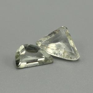 6.40 Carat Light Color Quartz Mixed Fancy Modified Cut - Set of 2 Loose Stones
