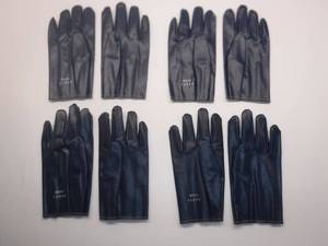 100% Cotton Liner Nitrile Rubber Coated Industrial Gloves  Approximately 30 Pairs 