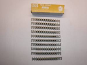 Red Head .22 Caliber Blast Caps 10 Load Strips 100 Per Box  Approximately 25 Boxes 