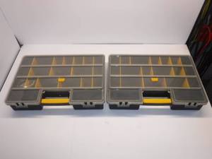 Compartment Storage Boxes  Approximately 2 Containers 