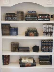 lot 56 image: Dark Academia Library Decor Set