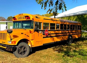lot 1007 image: 2001 Blue Bird School Bus