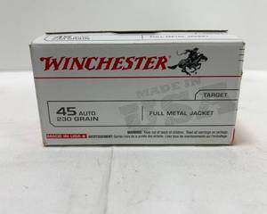 lot 5298 image: Winchester 45 ACP 100 Round Box