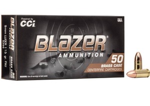 lot 5248 image: Blazer Brass 9MM FMJ, 50bx