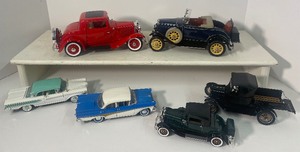lot 25 image: Lot of 6 Model Cars Model Ts, Firebird, Ford