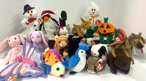 lot 94 image: Lot of 20 Plush TY Beanie Babies